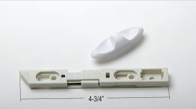 [F4-18] SERRURE BLANCHE POUR FENÊTRE À GUILLOTINE (PAIRE)