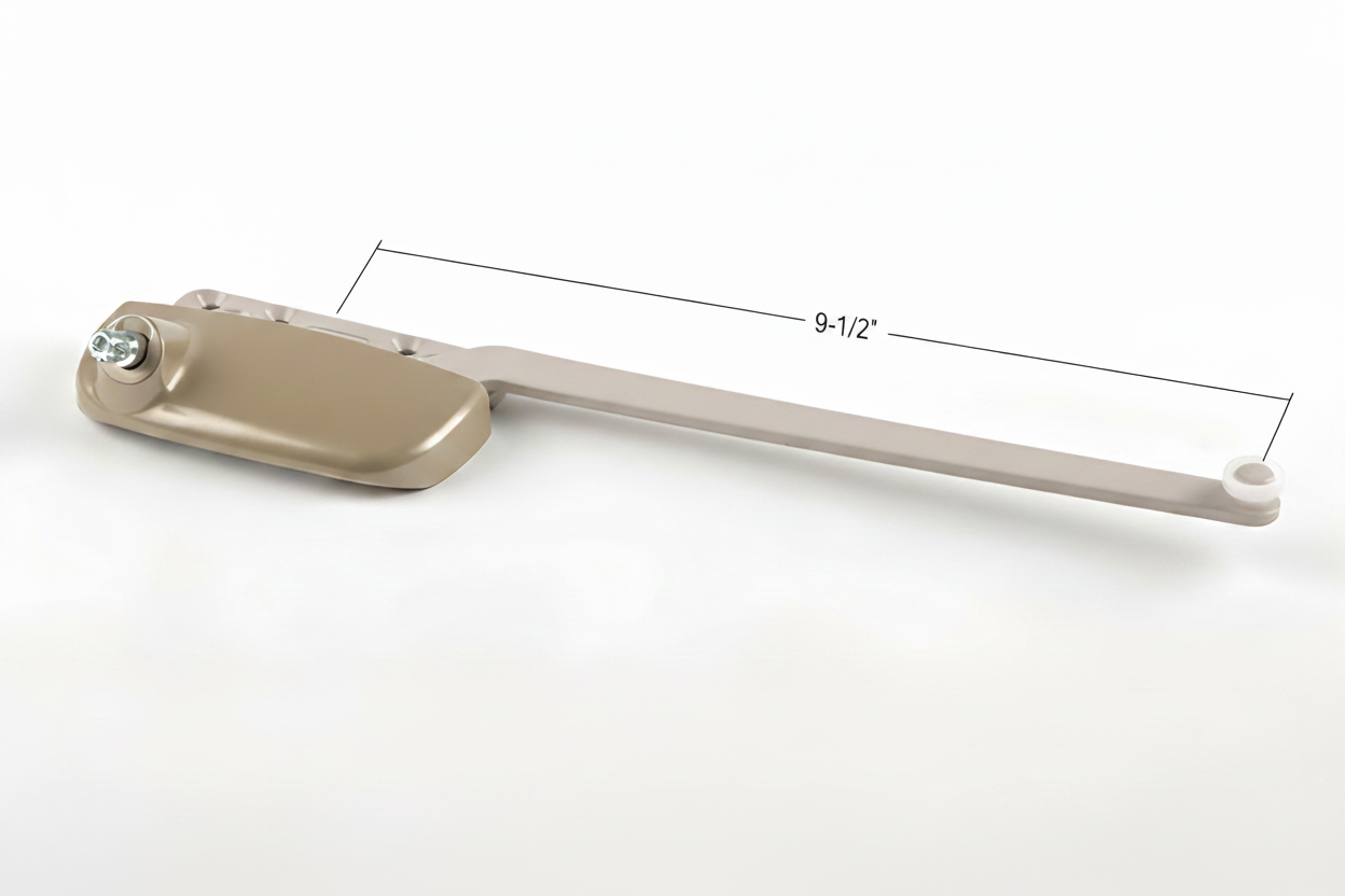 [F1-01D]‎ OPÉRATEUR POUR FENÊTRE À BATTANT BRAS 9-1/2'' DROITE(Cuivre)