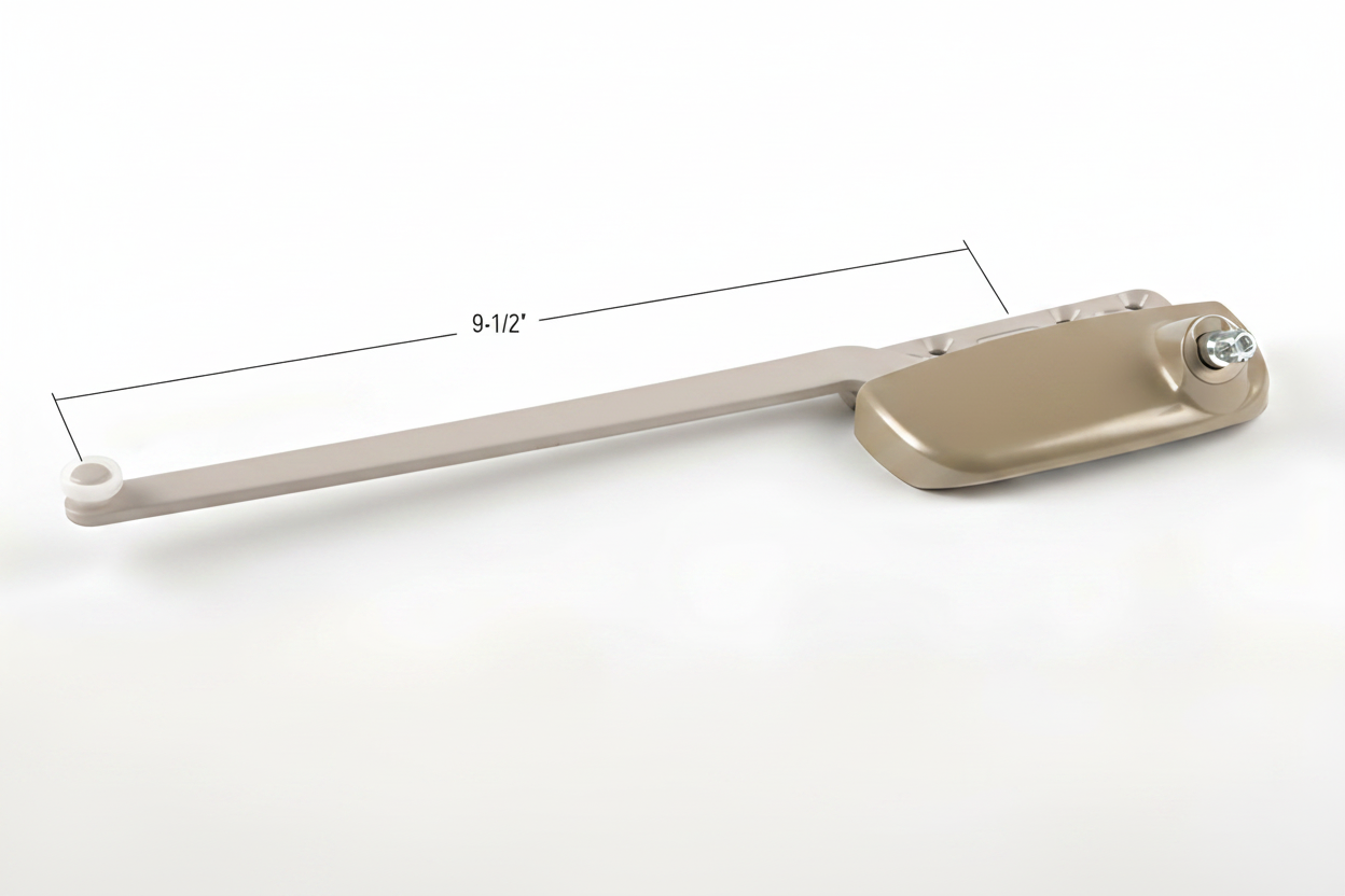 [F1-01G]‎ OPÉRATEUR POUR FENÊTRE À BATTANT BRAS 9-1/2'' GAUCHE (Cuivre)
