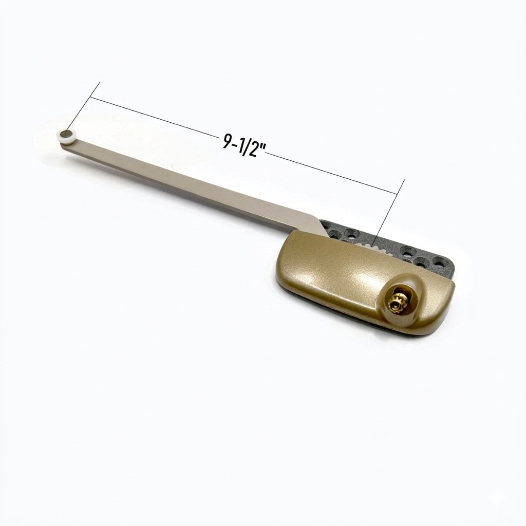 [F1-01G]‎ OPÉRATEUR POUR FENÊTRE À BATTANT BRAS 9-1/2'' GAUCHE (Cuivre)