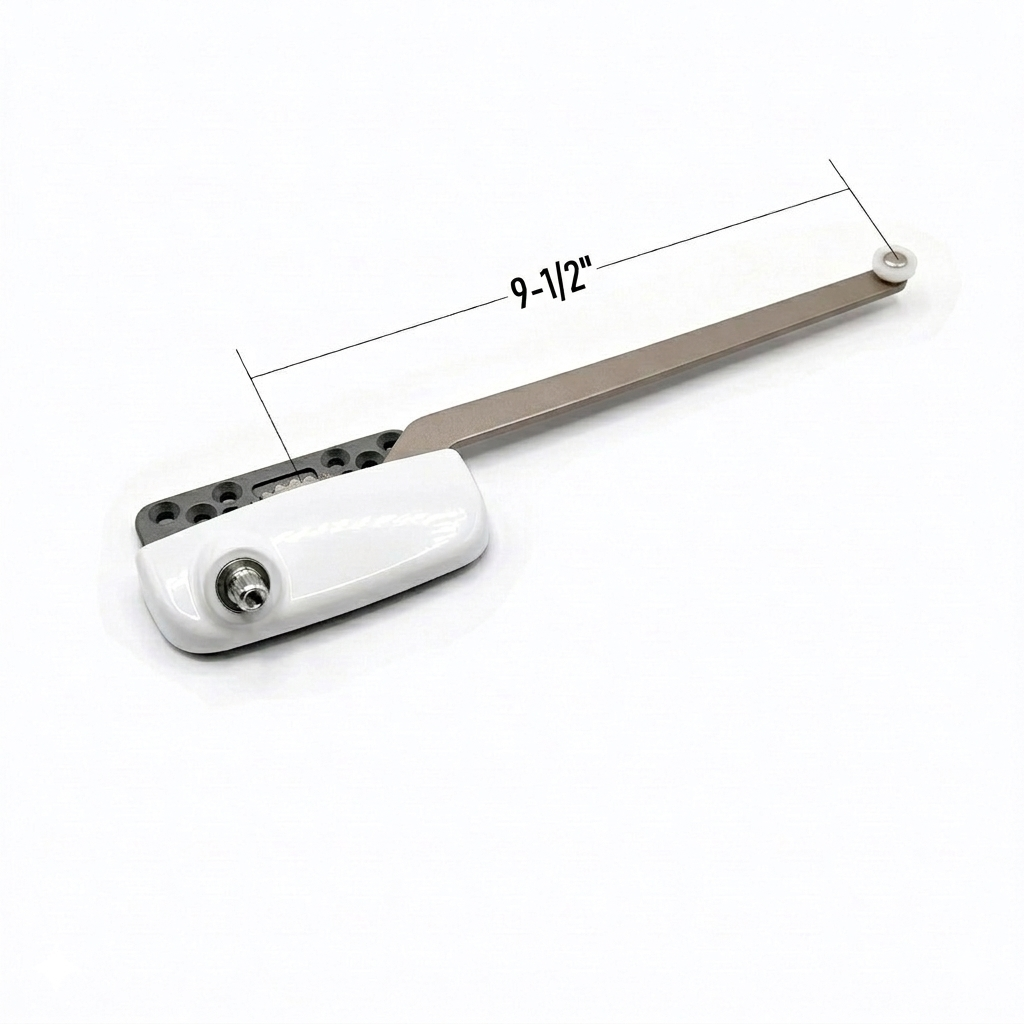 [F1-02D]‎ OPÉRATEUR POUR FENÊTRE À BATTANT BRAS 9-1/2'' GAUCHE (BLANC)