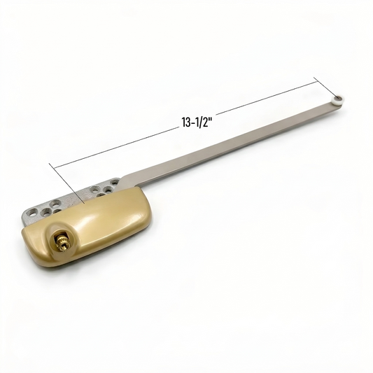 [F1-03D]‎ OPÉRATEUR POUR FENÊTRE À BATTANT BRAS 13-1/2'' DROITE (Cuivre)
