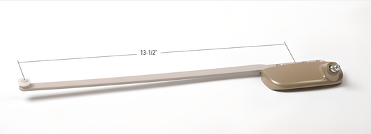 [F1-03G]‎ OPÉRATEUR POUR FENÊTRE À BATTANT BRAS 13-1/2'' GAUCHE (Cuivre)
