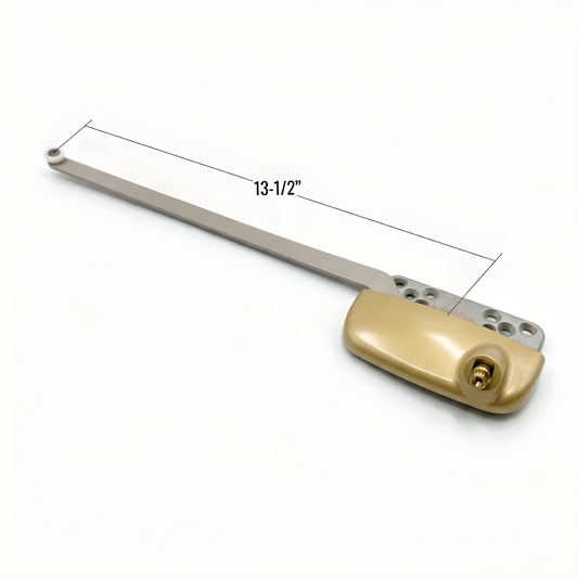 [F1-03G]‎ OPÉRATEUR POUR FENÊTRE À BATTANT BRAS 13-1/2'' GAUCHE (Cuivre)