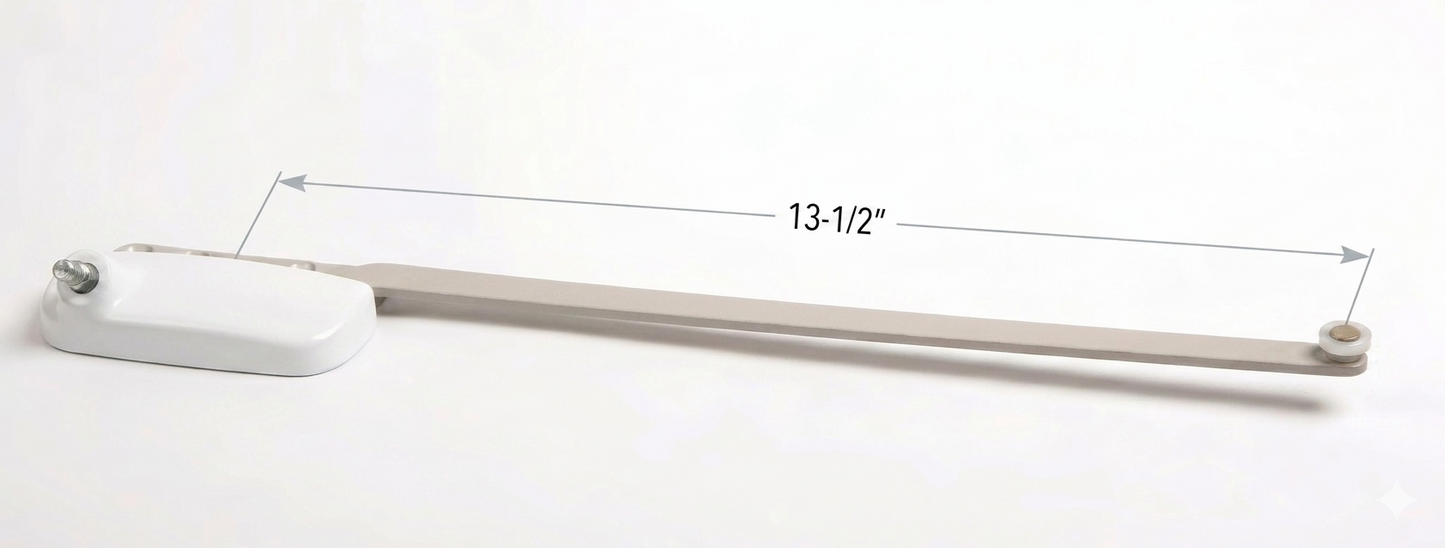 [F1-04D]‎ OPÉRATEUR POUR FENÊTRE À BATTANT BRAS 13-1/2'' DROITE (BLANC)