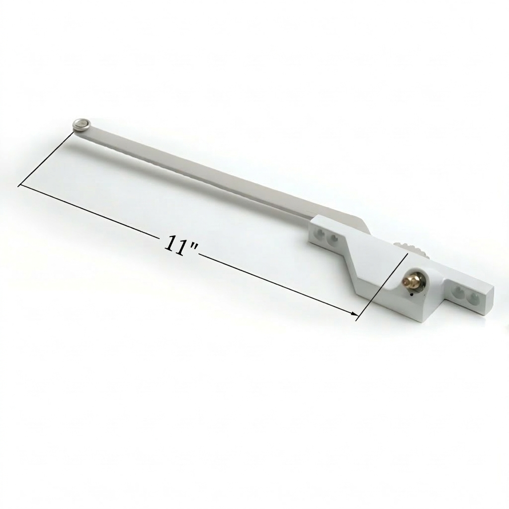 [F1-15D]‎ OPÉRATEUR POUR FENÊTRE À BATTANT  11'' VIS AVANT DROITE (BLANC)