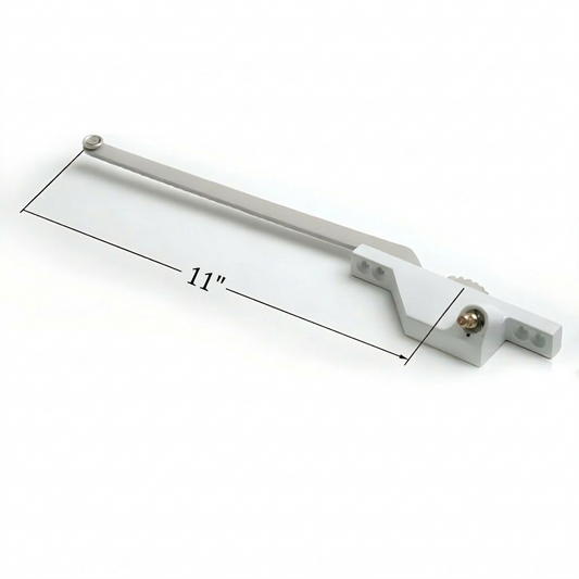 [F1-15D]‎ OPÉRATEUR POUR FENÊTRE À BATTANT  11'' VIS AVANT DROITE (BLANC)