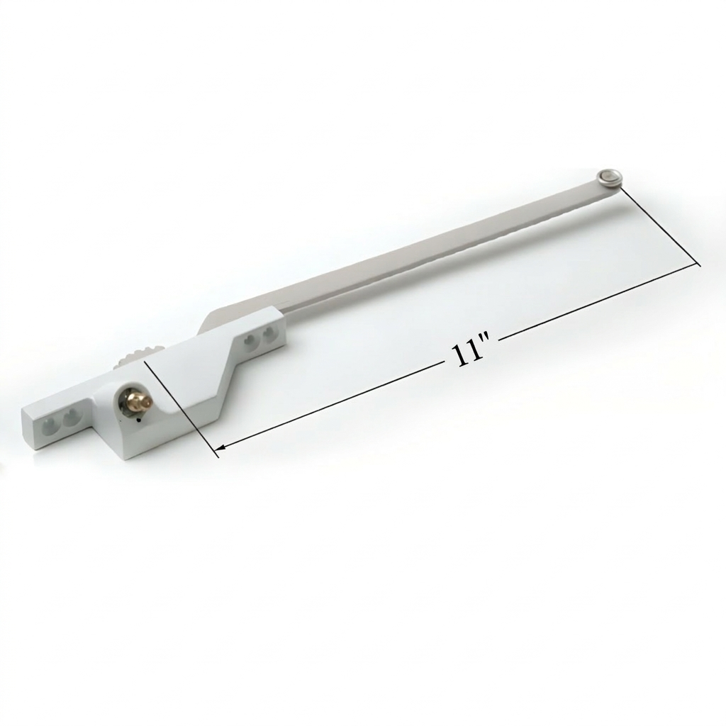 [F1-15G]‎ OPÉRATEUR POUR FENÊTRE À BATTANT  11'' VIS AVANT GAUCHE (BLANC)