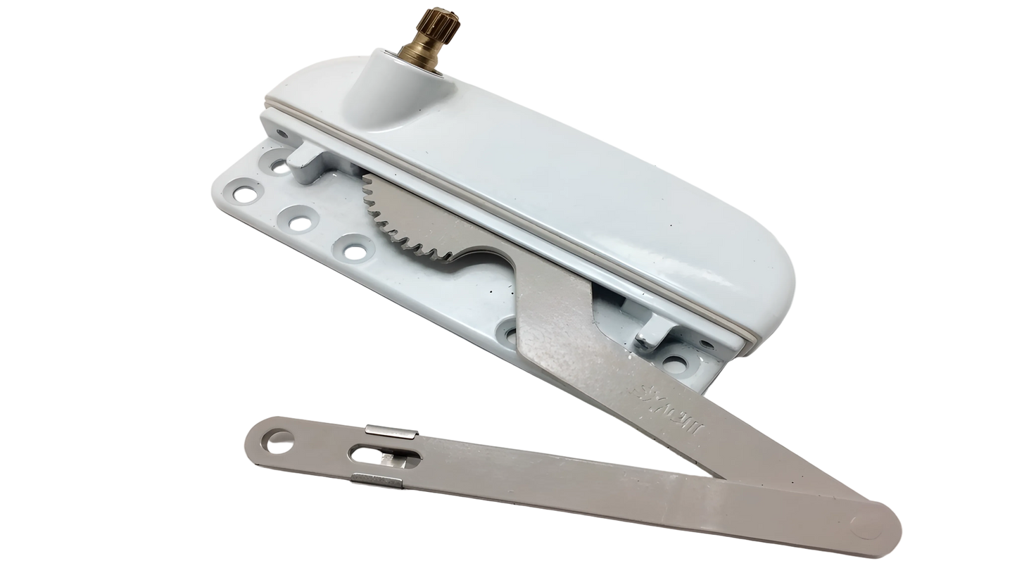 [F1-18D] OPÉRATEUR POUR FENÊTRE À BATTANT BRAS ARTICULÉS DROITE (BLANC)