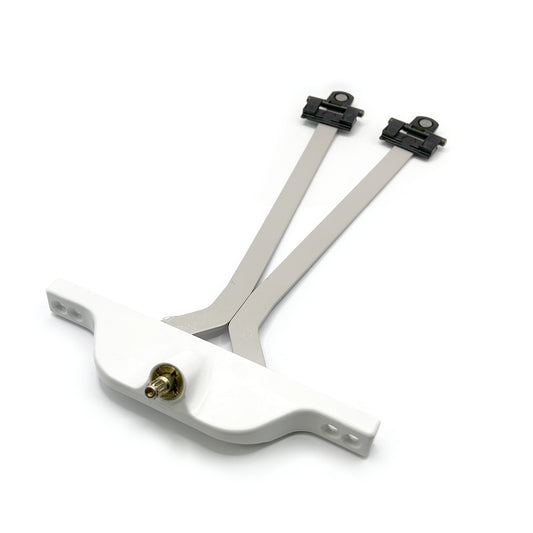 [F1-19] OPÉRATEUR POUR FENÊTRE À BATTANT À DEUX BRAS 24-3/4'' (BLANC)