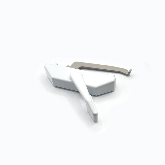 [F4-05] BARRURE POUR MULTIPOINT BLANCHE DE FENÊTRE À BATTANT (1 CÔTÉ SEULEMENT)