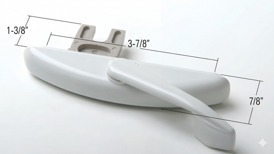 [F4-14] BARRURE MULTIPOINT COURT POUR FENÊTRE À BATTANT (BLANC)