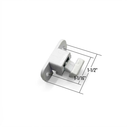 [F5-12] LOQUET EN NYLON 5/8'' H.  POUR FENÊTRE COULISSANTE