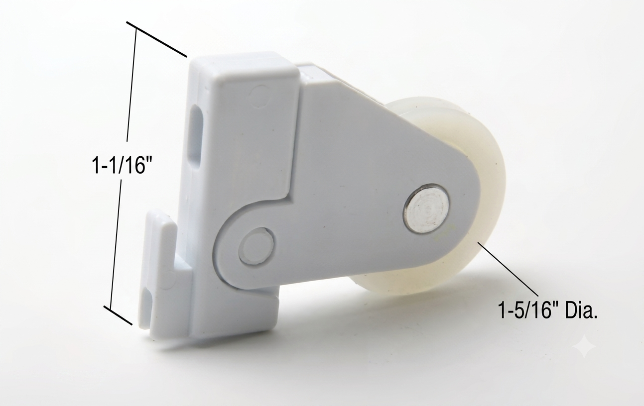 [M1-01] ROULETTE EN NYLON POUR PORTE MOUSTIQUAIRE
