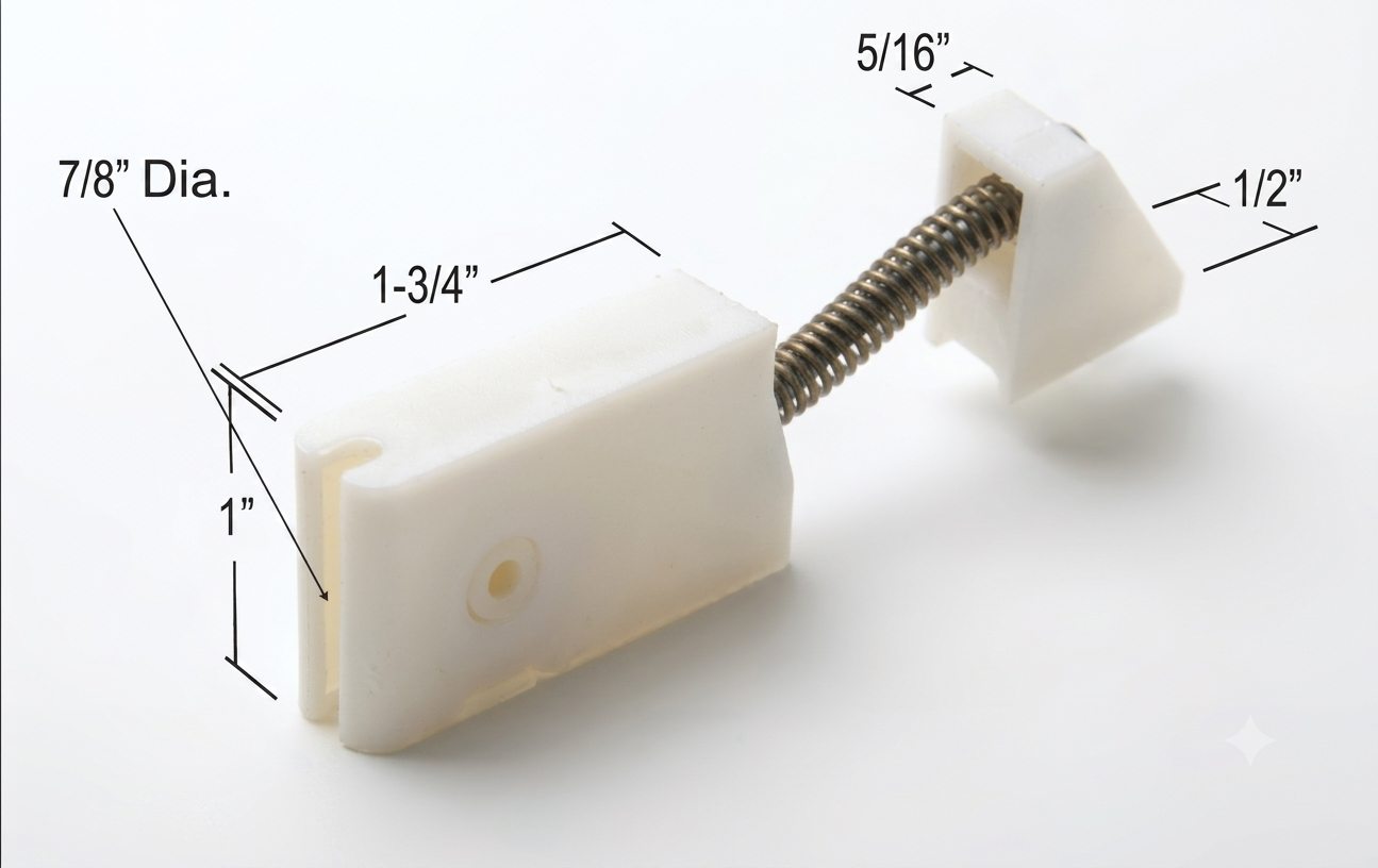 [M1-04] ROULETTE EN NYLON POUR PORTE MOUSTIQUAIRE