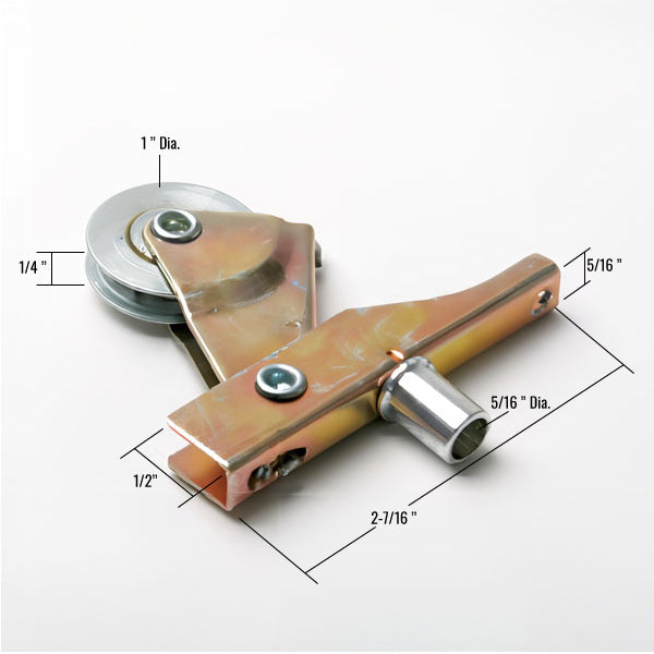 [M1-10] ROULETTE À BILLES 1'' EN ACIER POUR PORTE MOUSTIQUAIRE
