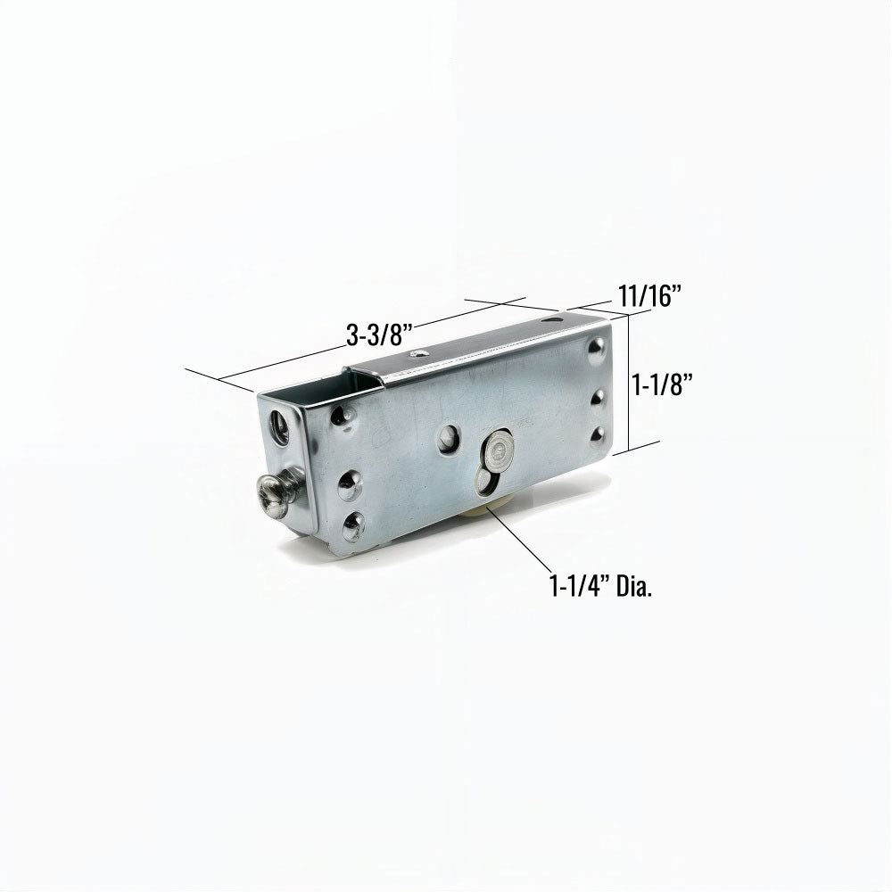 [P1-01] ROULETTE À BILLES 1-1/4'' EN NYLON POUR PORTE PATIO