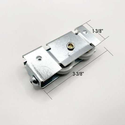 [P1-04] ROULETTE TANDEM À BILLES  EN NYLON POUR PORTE PATIO