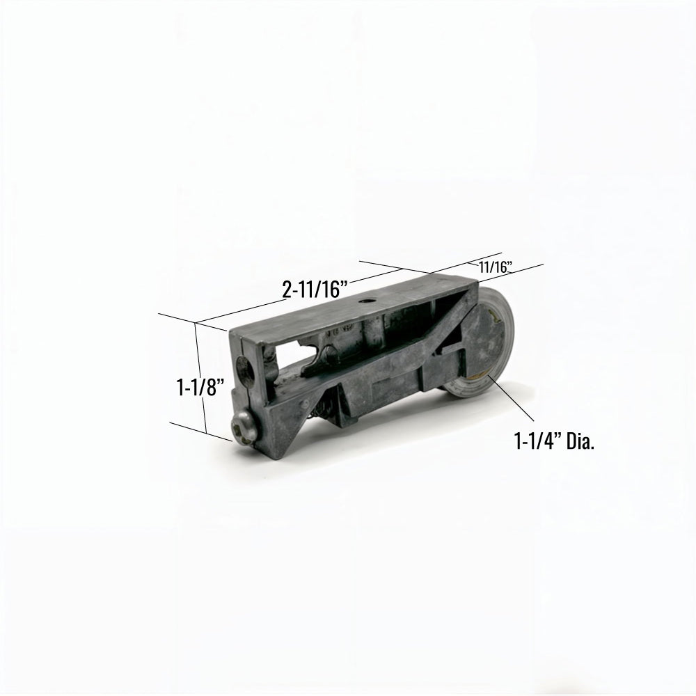 [P1-09] ROULETTE À BILLES 1-1/4'' EN NYLON POUR PORTE PATIO