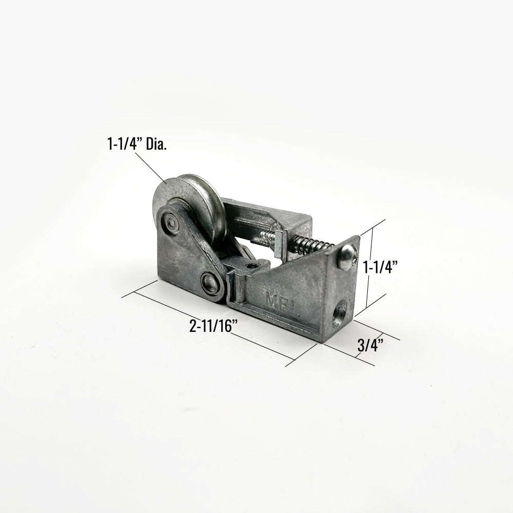 [P1-10] ROULETTE À BILLES 1-1/4'' EN ACIER POUR PORTE PATIO
