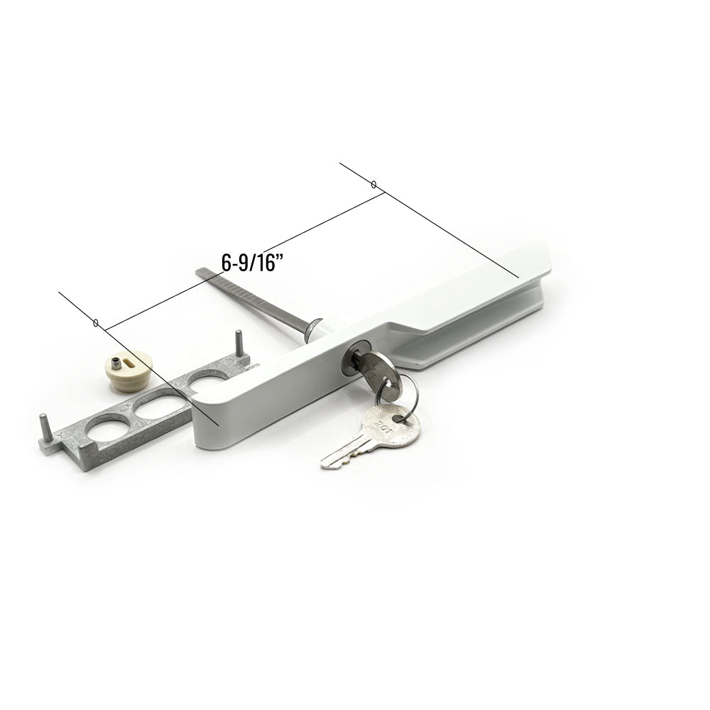 [P2-11] POIGNÉE EXTÉRIEUR AVEC SERRURE POUR PORTE PATIO