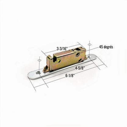 [P5-04] SERRURE À MORTAISE (45 DEGRÉS) POUR PORTE PATIO